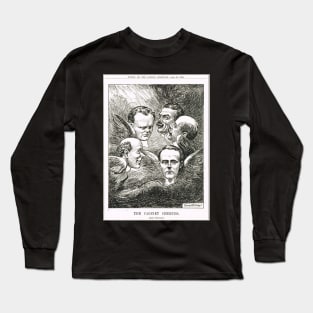 The Cabinet Cherubs Punch Cartoon 1908 Long Sleeve T-Shirt